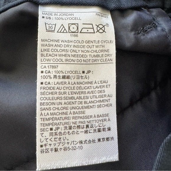 NWT Banana Republic Fast Taper Pants in Preppy Nave Blue Size 6 - Picture 8 of 11